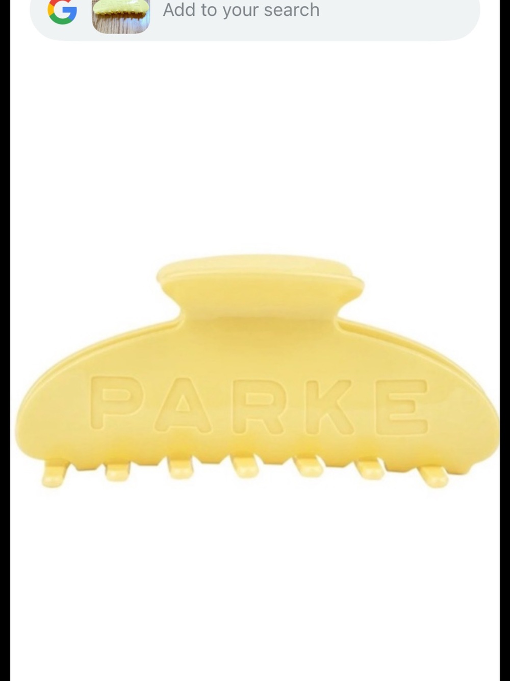 New! Parke limited edition peel sumnmerland clawclip .